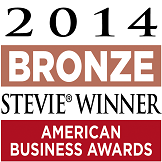 Stevie 2014 bronze winner badge; American Business Awards