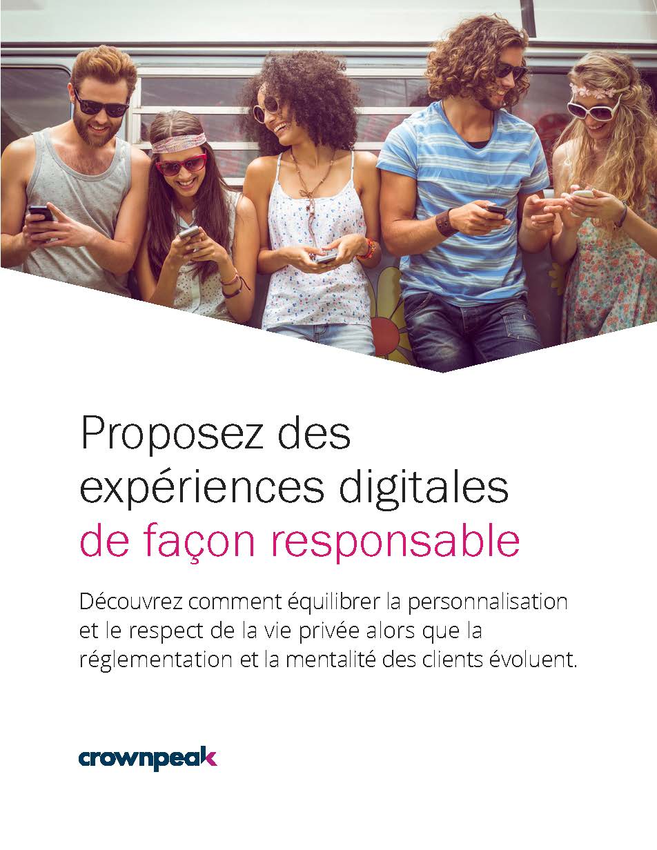 Proposez des expériences digitales de façon responsable