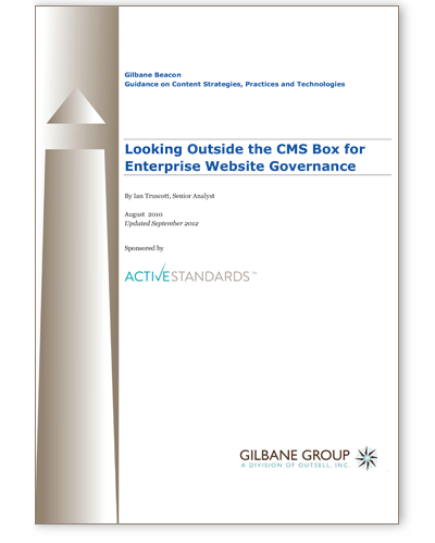 Gilbane Beacon Analyst Research Digital Governance
