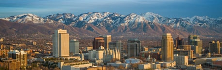 Panoramic view of Salt Lake City