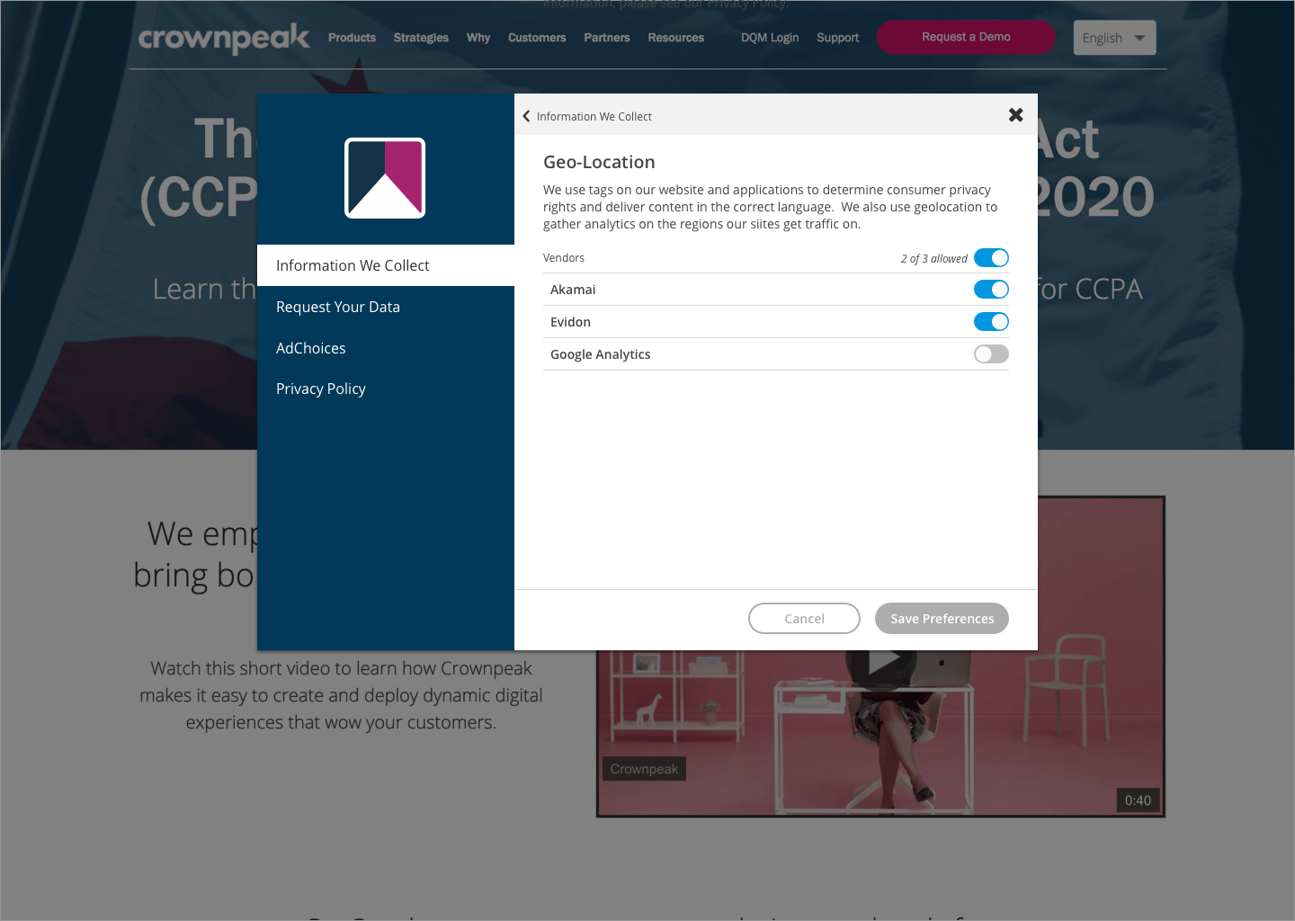 consent detail screenshot