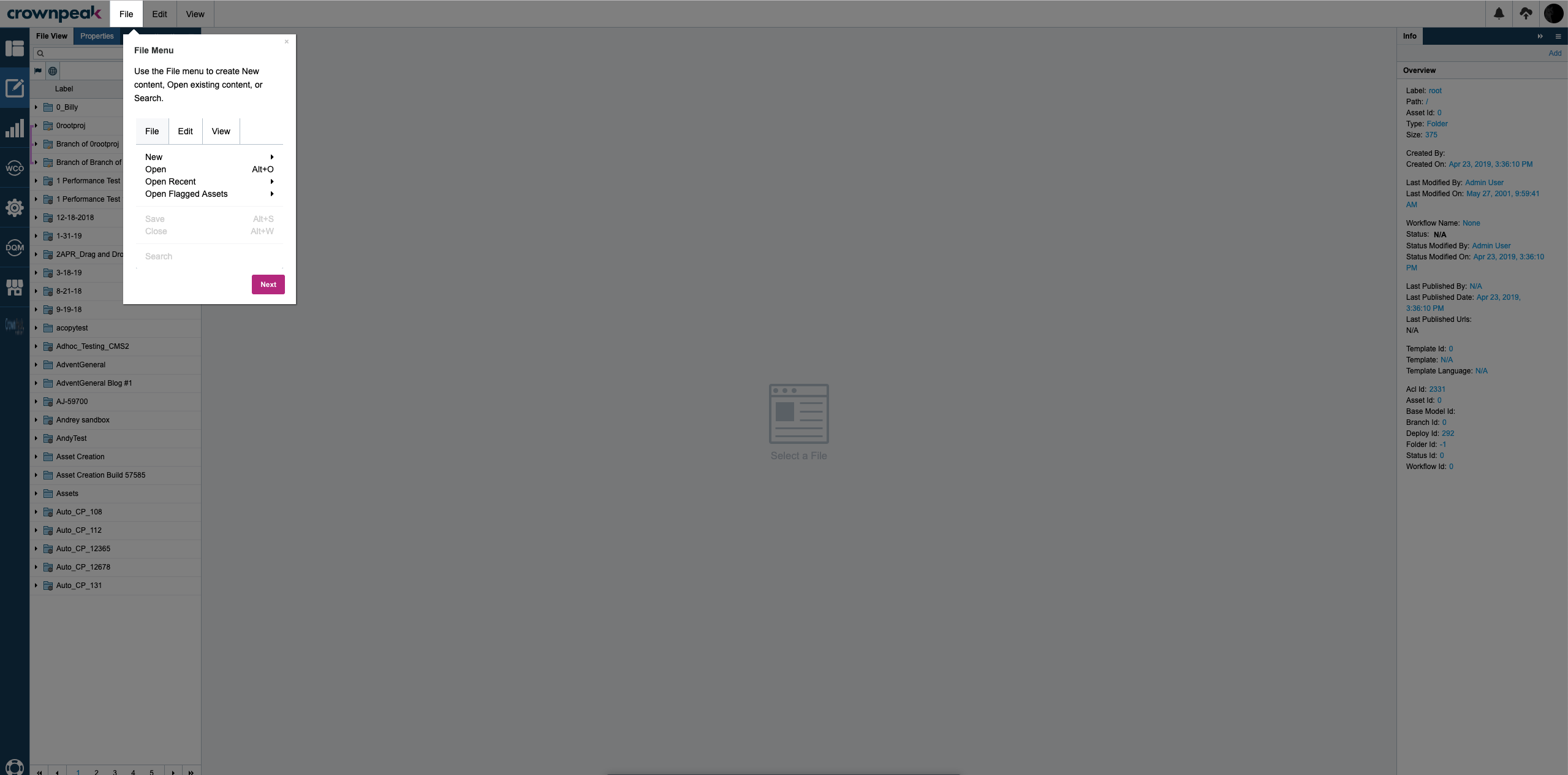 experience layer screenshot