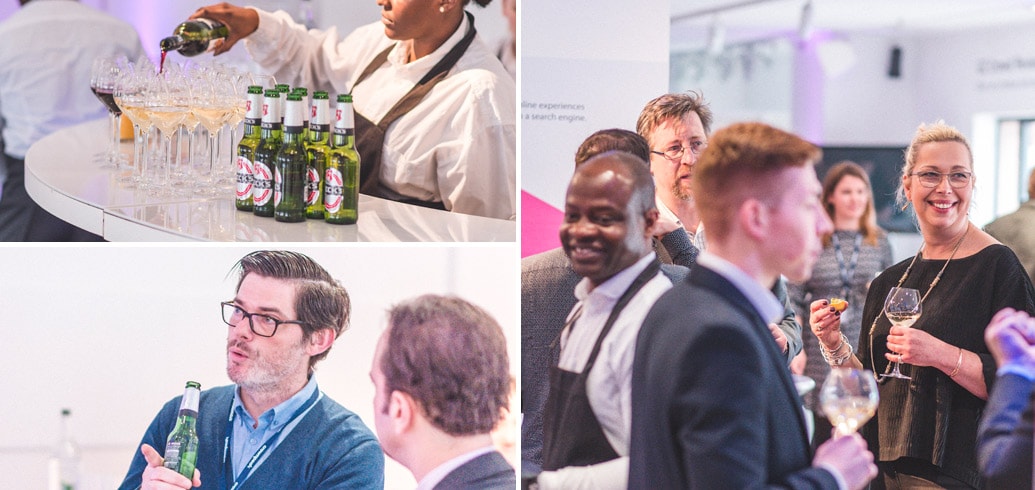 Delegates network at the Empower London party