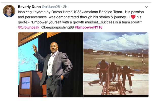 Devin Harris Twitter Empower 2018 NYC