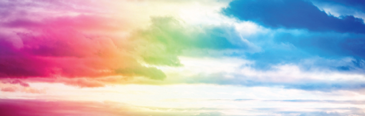 clouds in color against sky