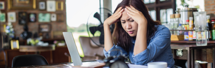 frustrated content author 