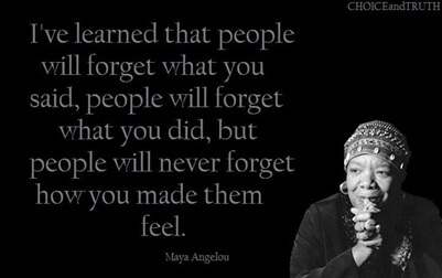 Maya Angelou quote on emotion