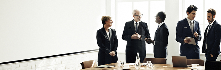 Corporate business meeting