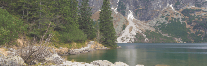 View of a lake and mountains