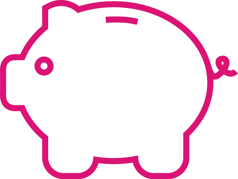 Piggy bank icon