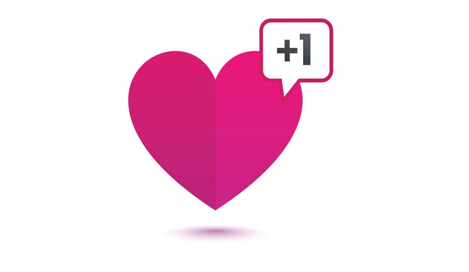 Social Media Love Icon