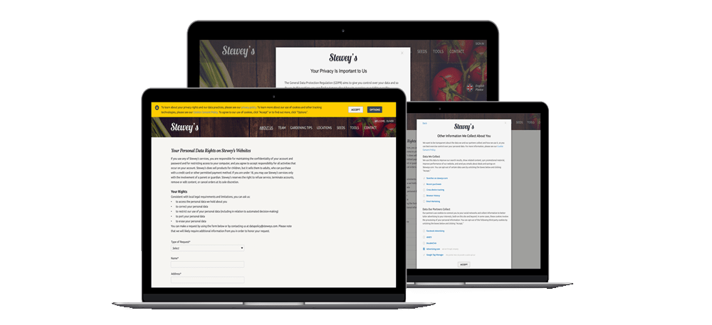 Übersicht über das Universal Consent-Produkt zur DSGVO