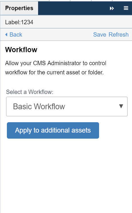 workflow screenshot