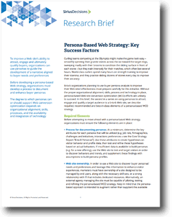 Persona Based Web Strategy