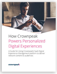 Crownpeak Website Personalization Cover