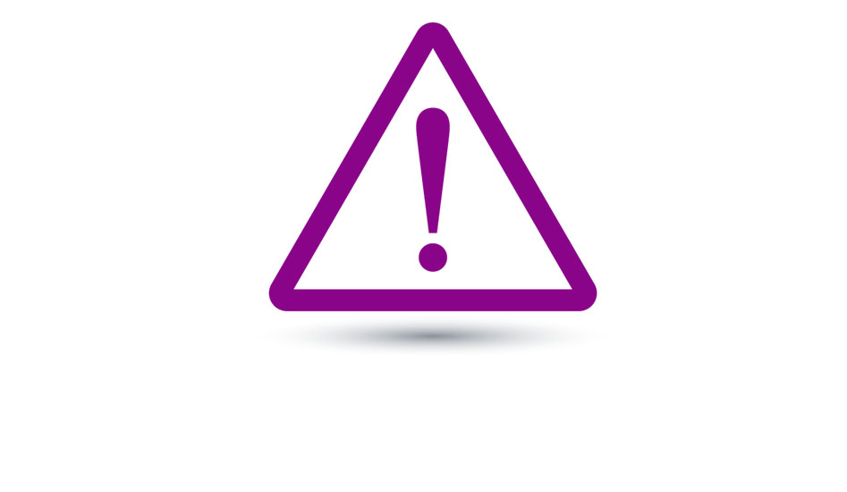 Warning sign mitigate risk